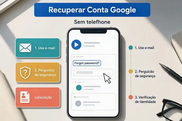 Como Recuperar Conta Google Sem Telefone