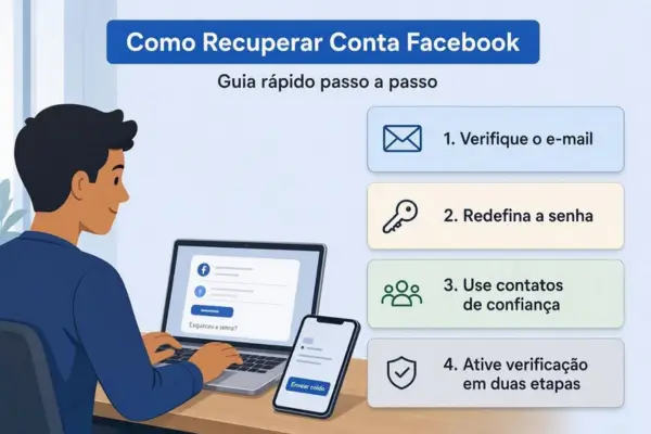 Como Recuperar Conta Facebook
